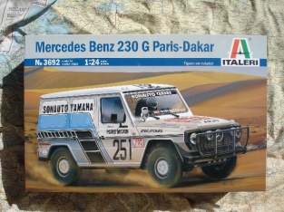 Italeri 3692 Mercedes Benz 230 G PARIS-DAKAR